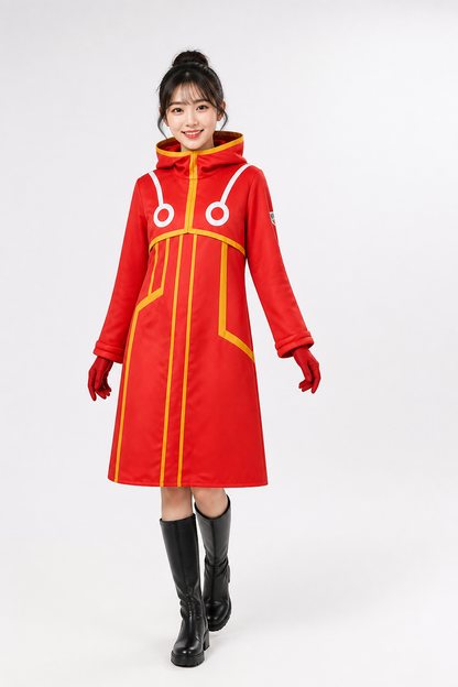 Hooded Robe with the Number 163 for Luffy Cosplay Costumes detail 2