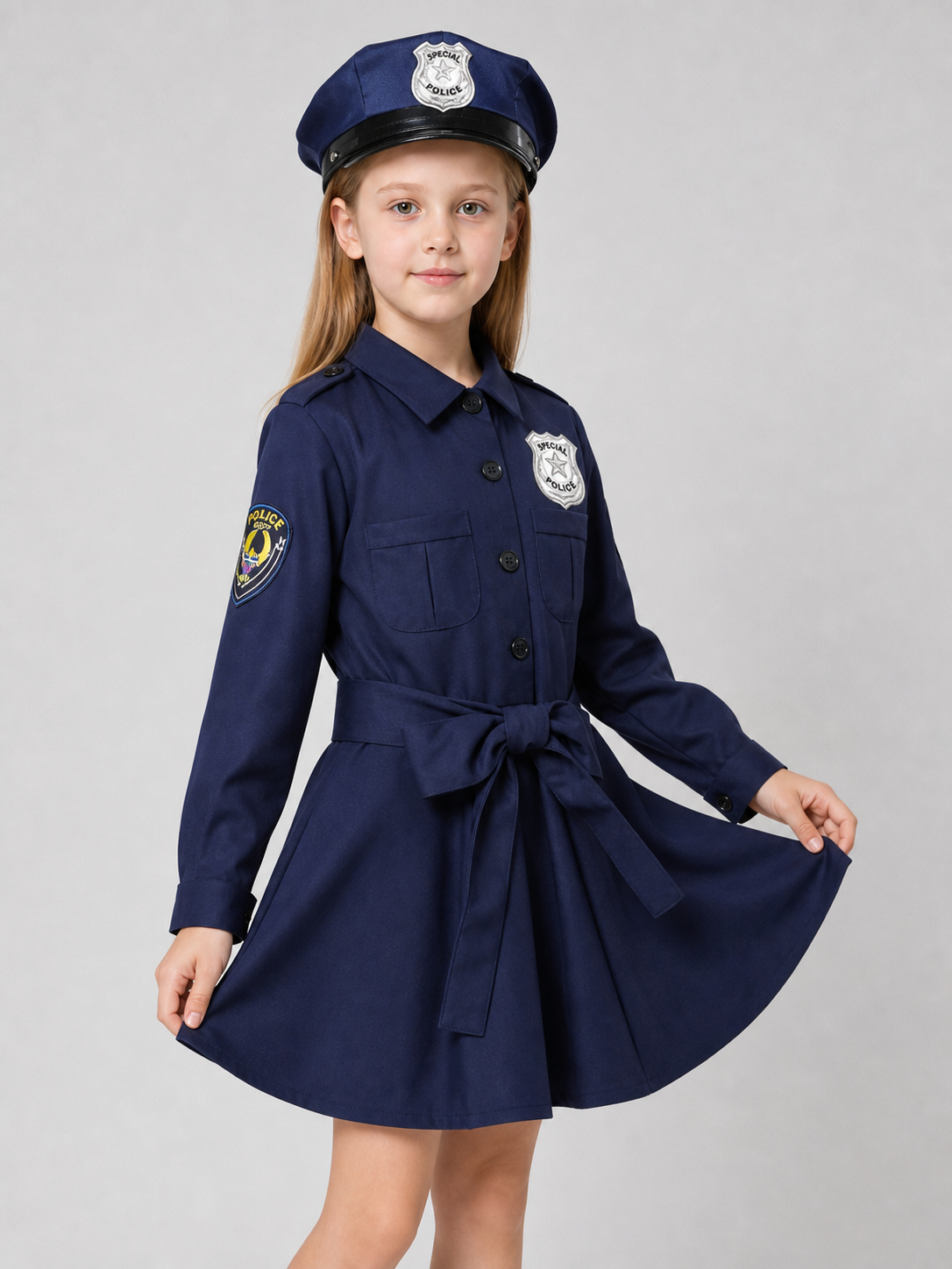 Police-Style Costume with Cap