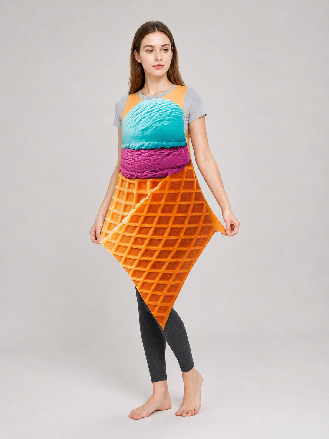 Ice Cream Cone Costume for Parties