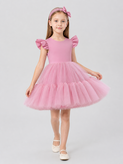 Girls' Dressy Princess Dress with Headband Costume Dresses detail 2