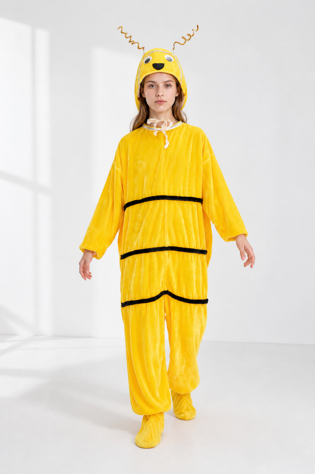 Bee Costume with Antennae and Black Stripes Costumes detail