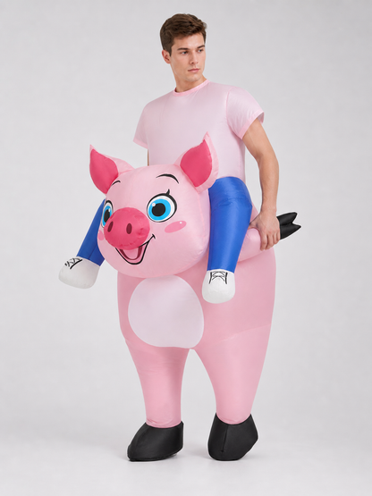 Inflatable Pig Costume for Parties and Halloween