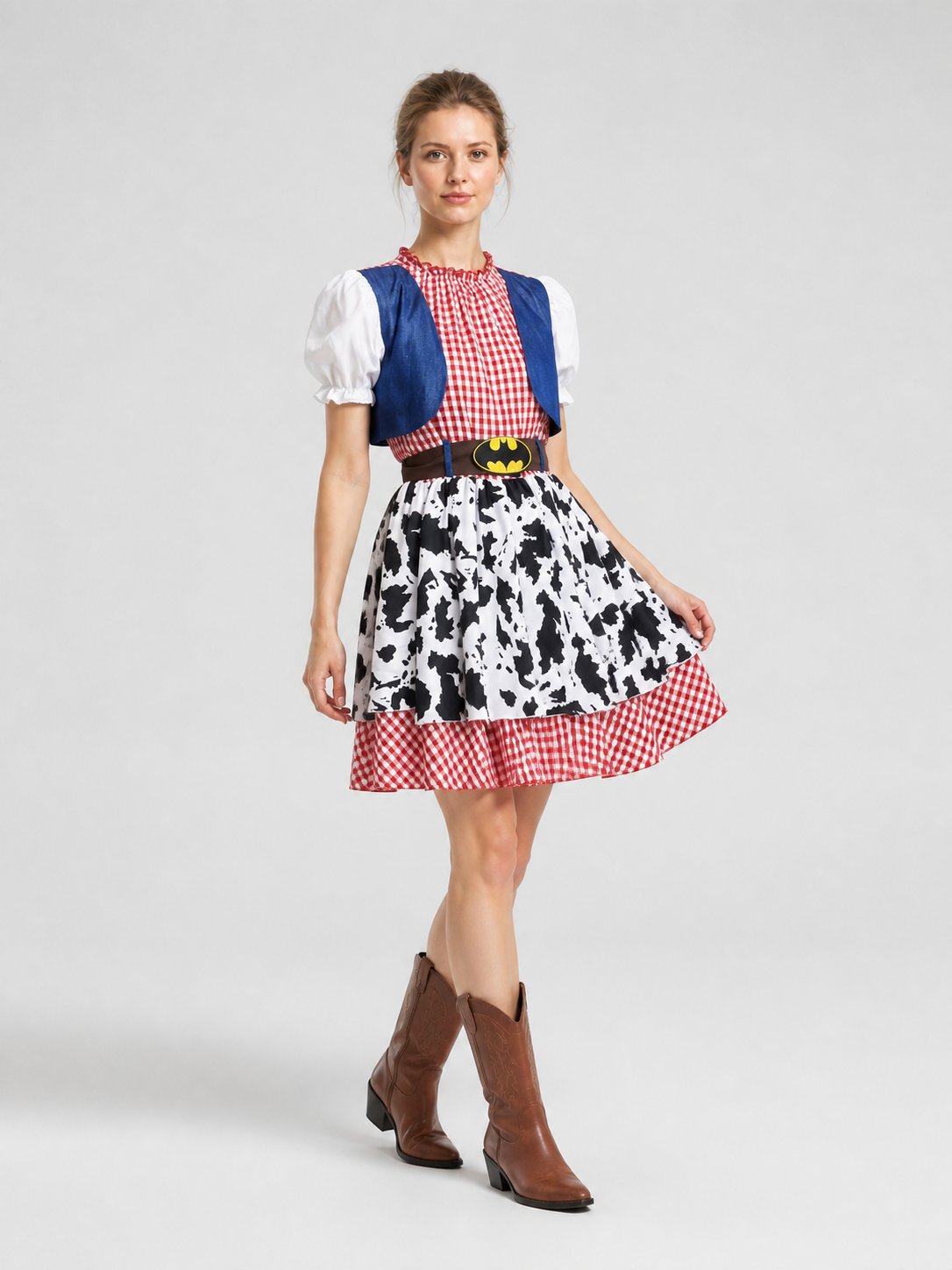 Judy Cosplay Costume from Zootopia, Skirt and Vest Costumes detail 2