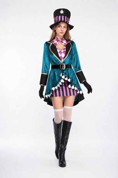 Magician Stage Costume with Asymmetrical Skirt Costumes detail 2