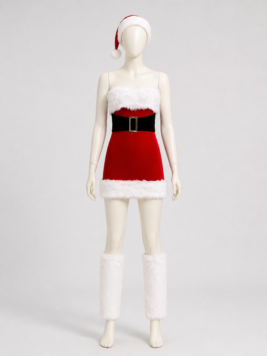 Santa Claus Christmas Costume with Dress Costume Dresses detail 2