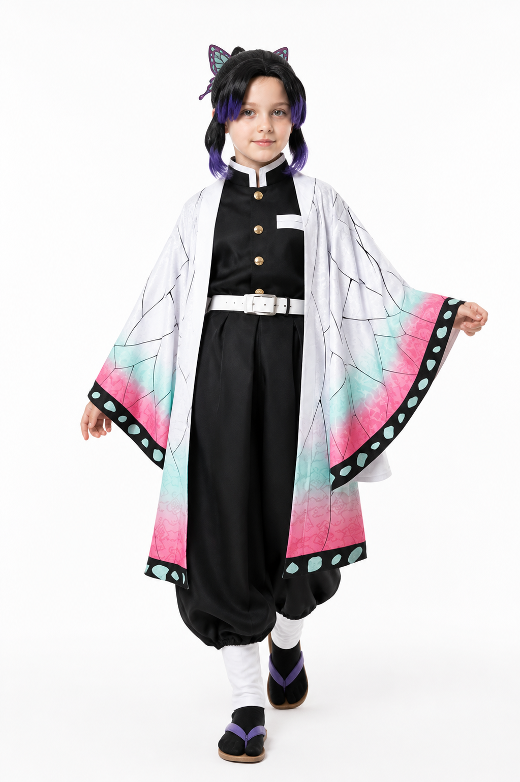 Shinobu Kocho Anime Cosplay Cloak Cape Costume Capes detail 2