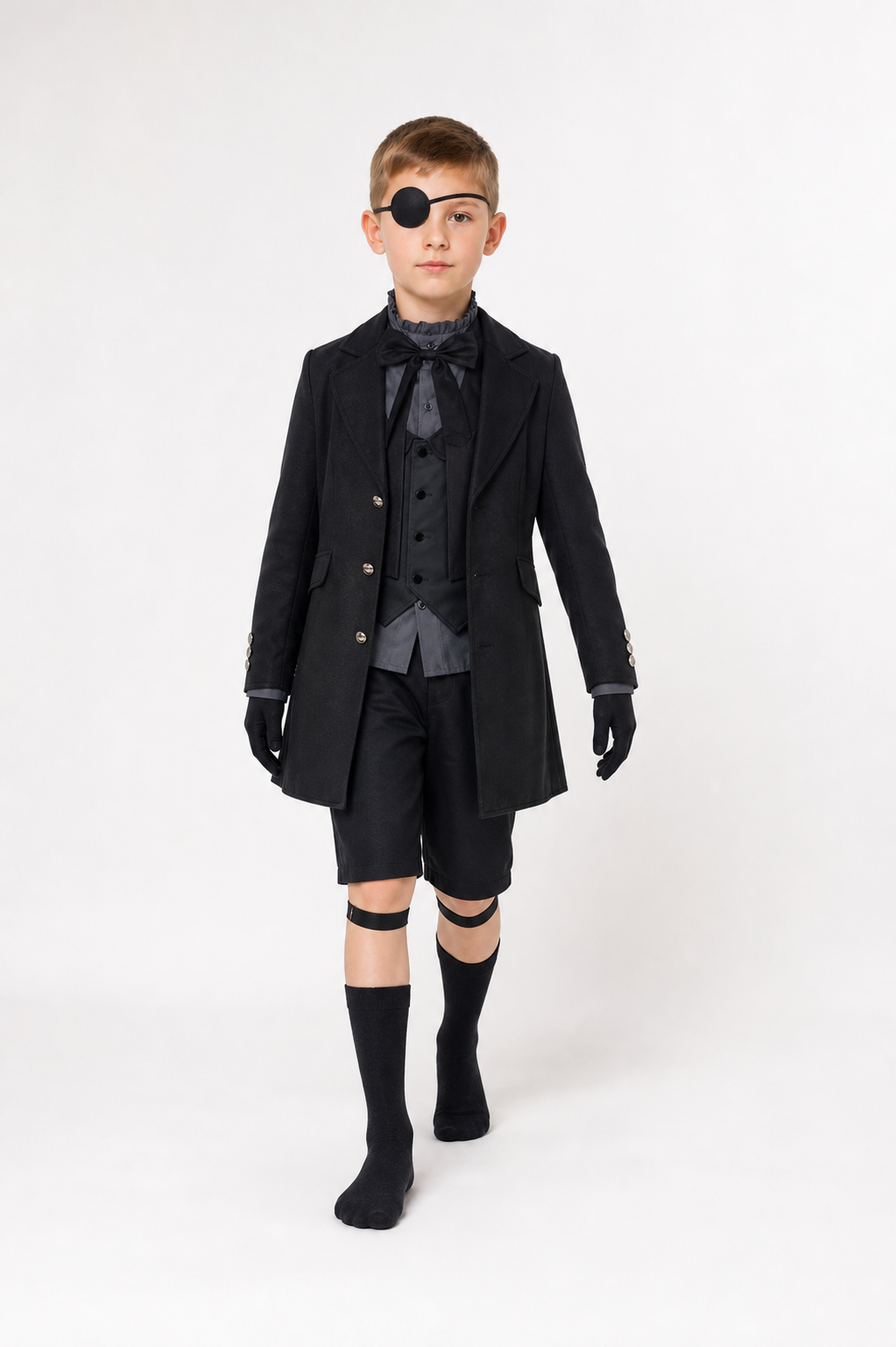 Black Butler Cosplay Costume with Vest Costumes detail 2