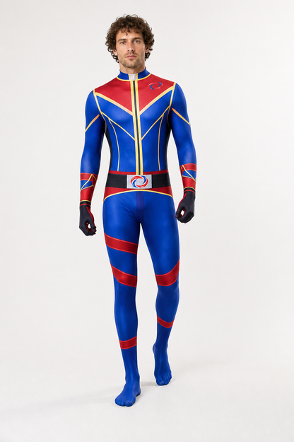 High-Collar Cosplay Jumpsuit Costume Costumes detail 2