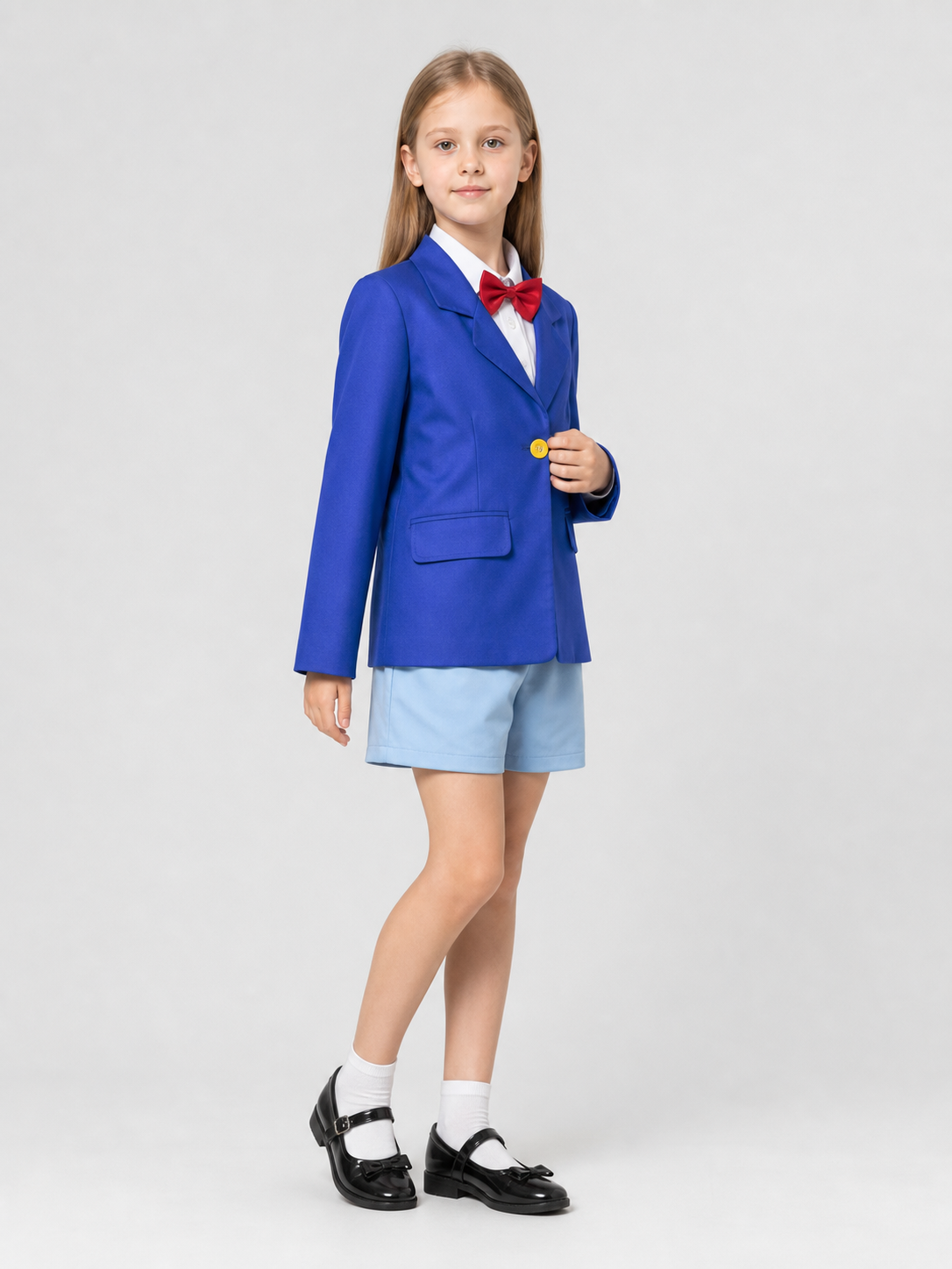 Edogawa Conan Cosplay Costume, 4 Pieces