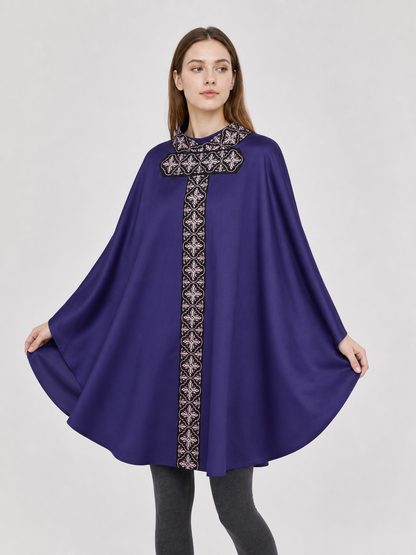 Cosplay Robe with Geometric Pattern