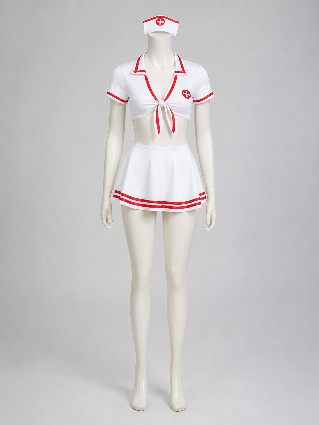 Medical Cosplay Costume with Red Crosses