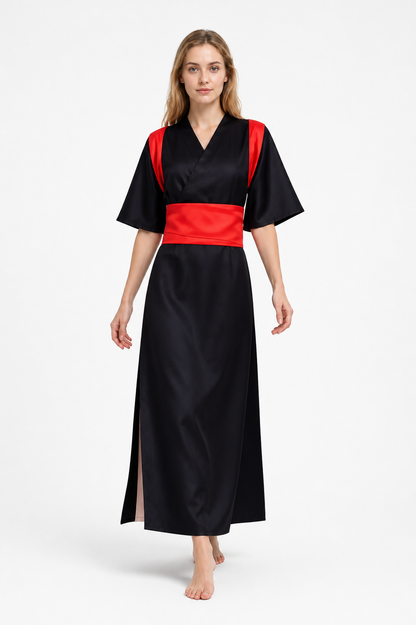 Anime Cosplay Costume with Red Bow for Halloween Costume Accessories detail 2