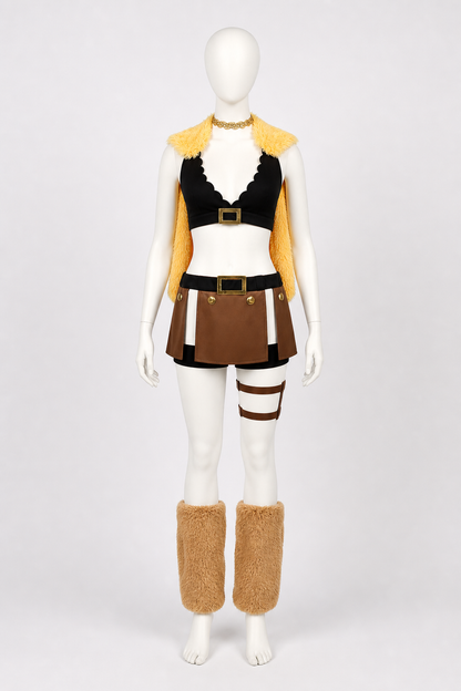 Nami Cosplay Costume with Cropped Top and Skirt