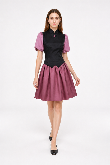 The Owl House Amity Cosplay Costume: Top and Skirt Costumes detail 2