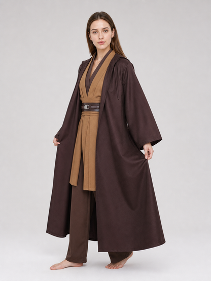 Obi-Wan Kenobi Cosplay Costume, Jedi Outfit Set