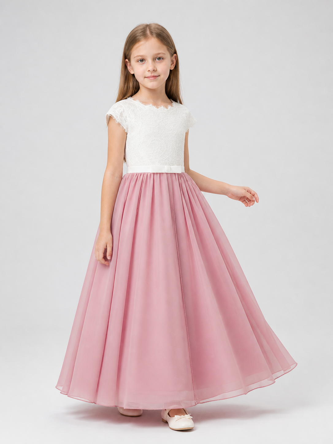 Lace Long Princess Dress for Special Occasions Costume Dresses detail 2