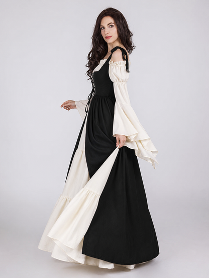 Gothic Costume in Medieval Style, Black