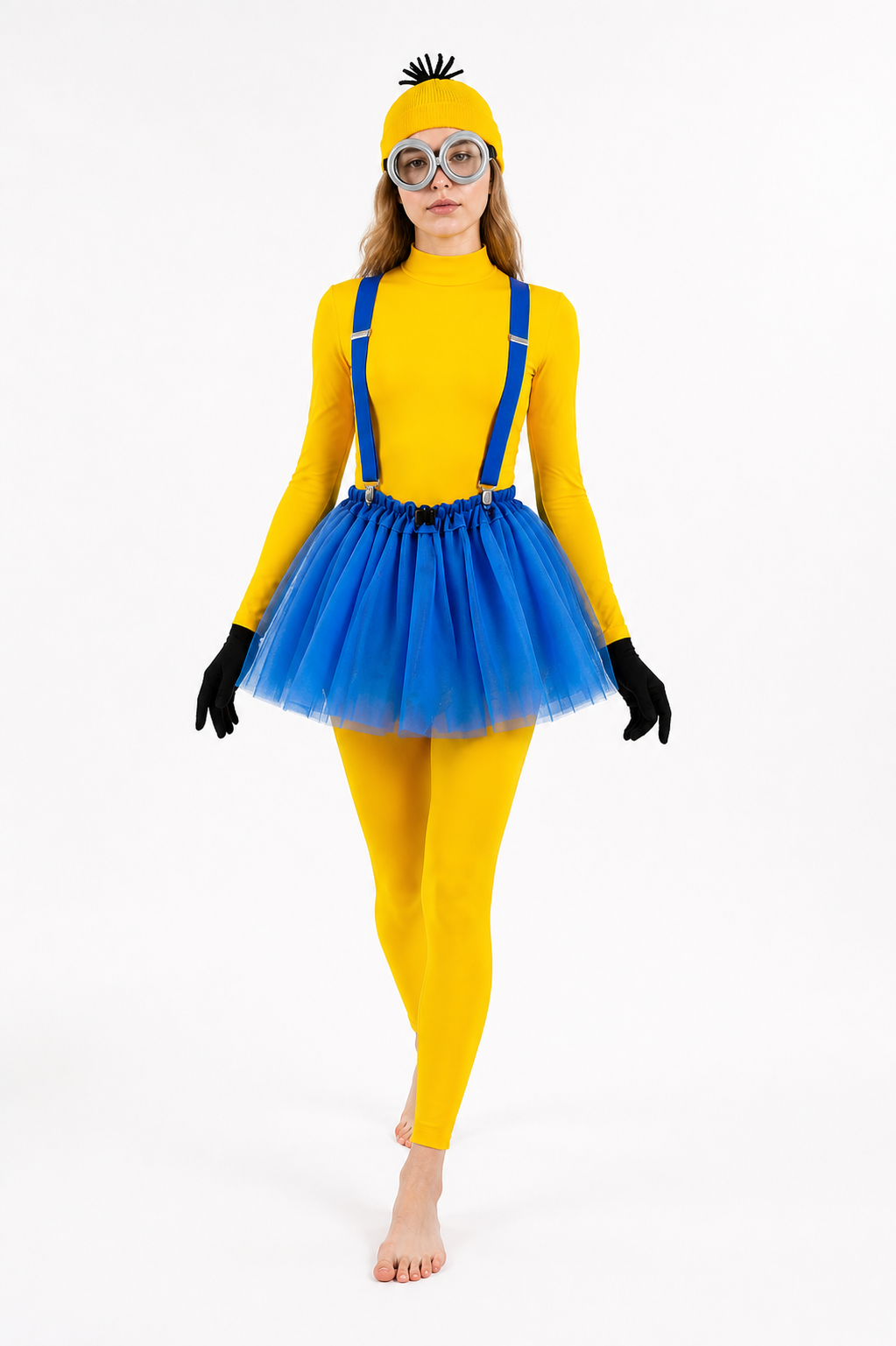 Minion Costume with Goggles and Suspenders Costumes detail 2