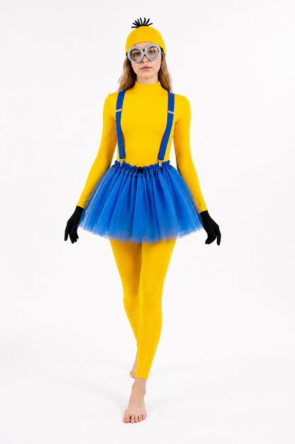 Minion Costume with Goggles and Suspenders Costumes detail 2