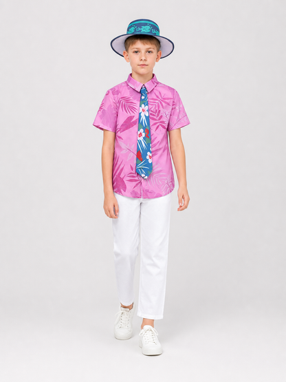 Nick Cosplay Costume: Shirt, Pants, Tie, Hat Costume Headwear detail