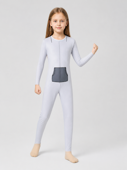 Children’s Animal Costume for Cosplay, Gray Jumpsuit product detail 2