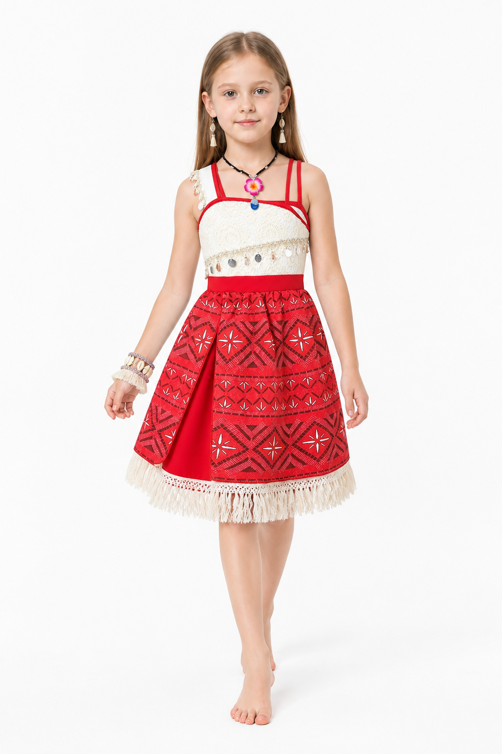 Children's Moana Costume with Dress and Jewelry Costume Dresses detail 2