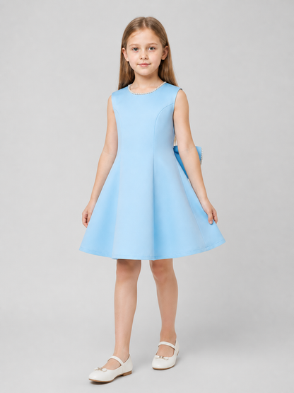 Girls' Dressy Sky Blue A-Line Dress Costume Dresses detail 2
