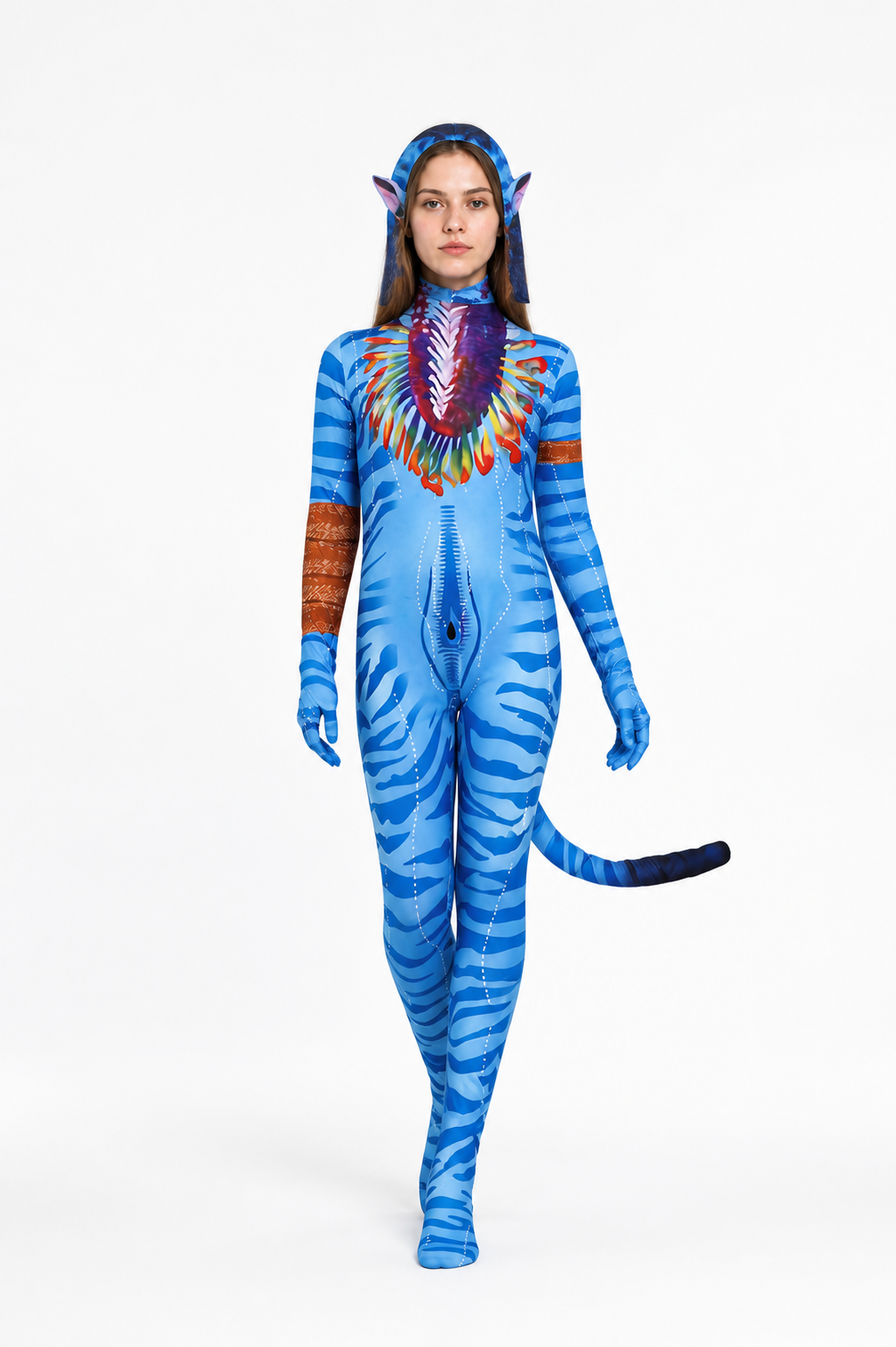 Avatar 3 Cosplay Costume with Headpiece Costume Headwear detail 2