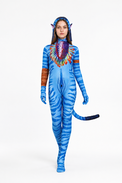 Avatar 3 Cosplay Costume with Headpiece Costume Headwear detail 2