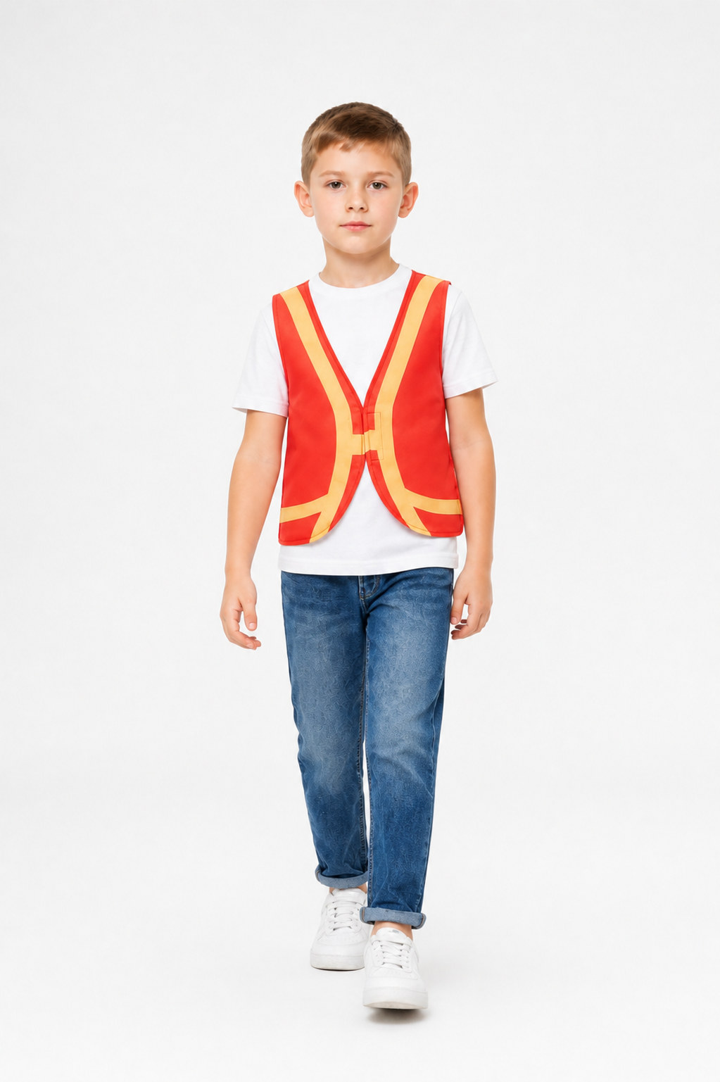 Zootopia Costume Vest, Red with Yellow Trim Costumes detail 2