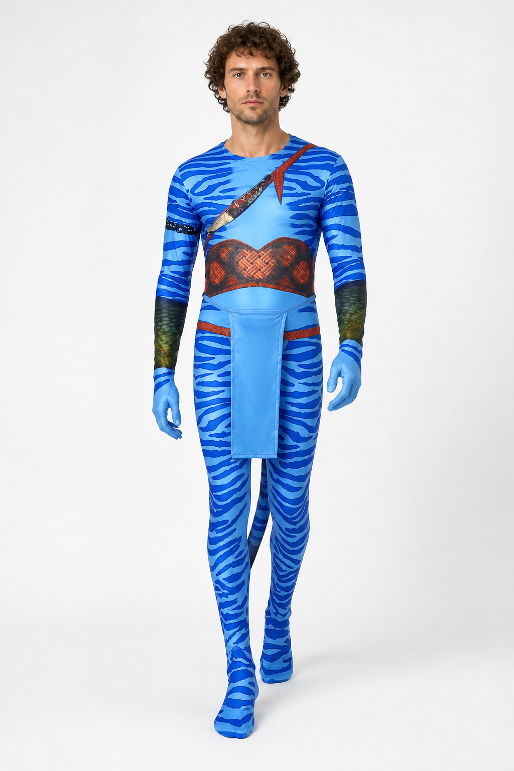 Children's Avatar Cosplay Jumpsuit Costumes detail 2