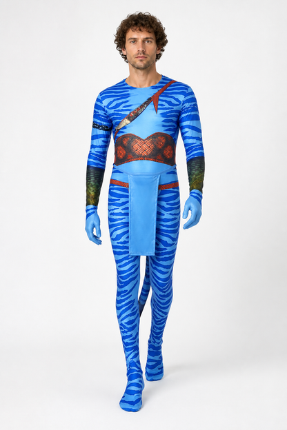 Children's Avatar Cosplay Jumpsuit Costumes detail 2