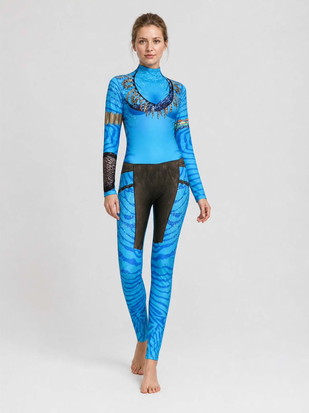 Avatar 3 Blue Cosplay Jumpsuit Costume