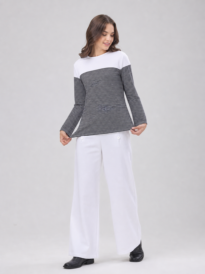 Striped Nautical-Style Cosplay Shirt Costumes detail