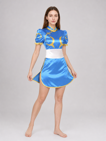 Chun-Li Cosplay Dress, Chinese Style