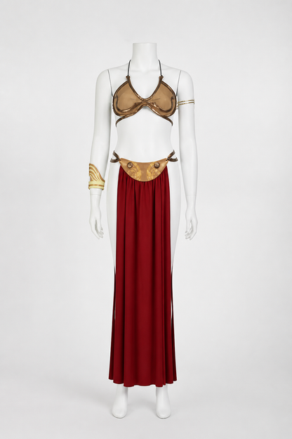Cosplay Costume: Top and Long Skirt with Slit