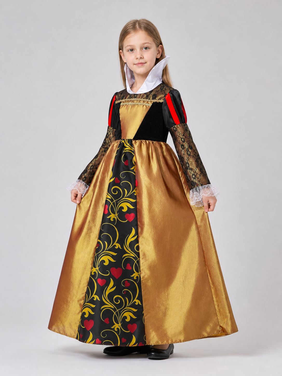 Princess Costume Dress with Crown for Halloween
