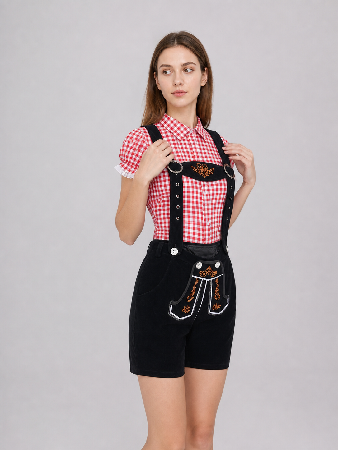 Oktoberfest-Style Costume: Shirt and Shorts