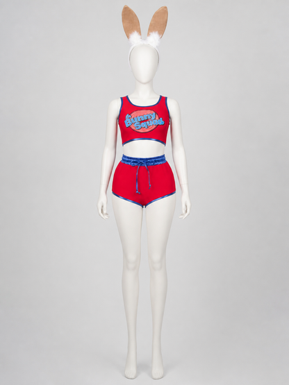 Bunny Stage Costume: Top, Shorts, and Headwear Costumes detail 2