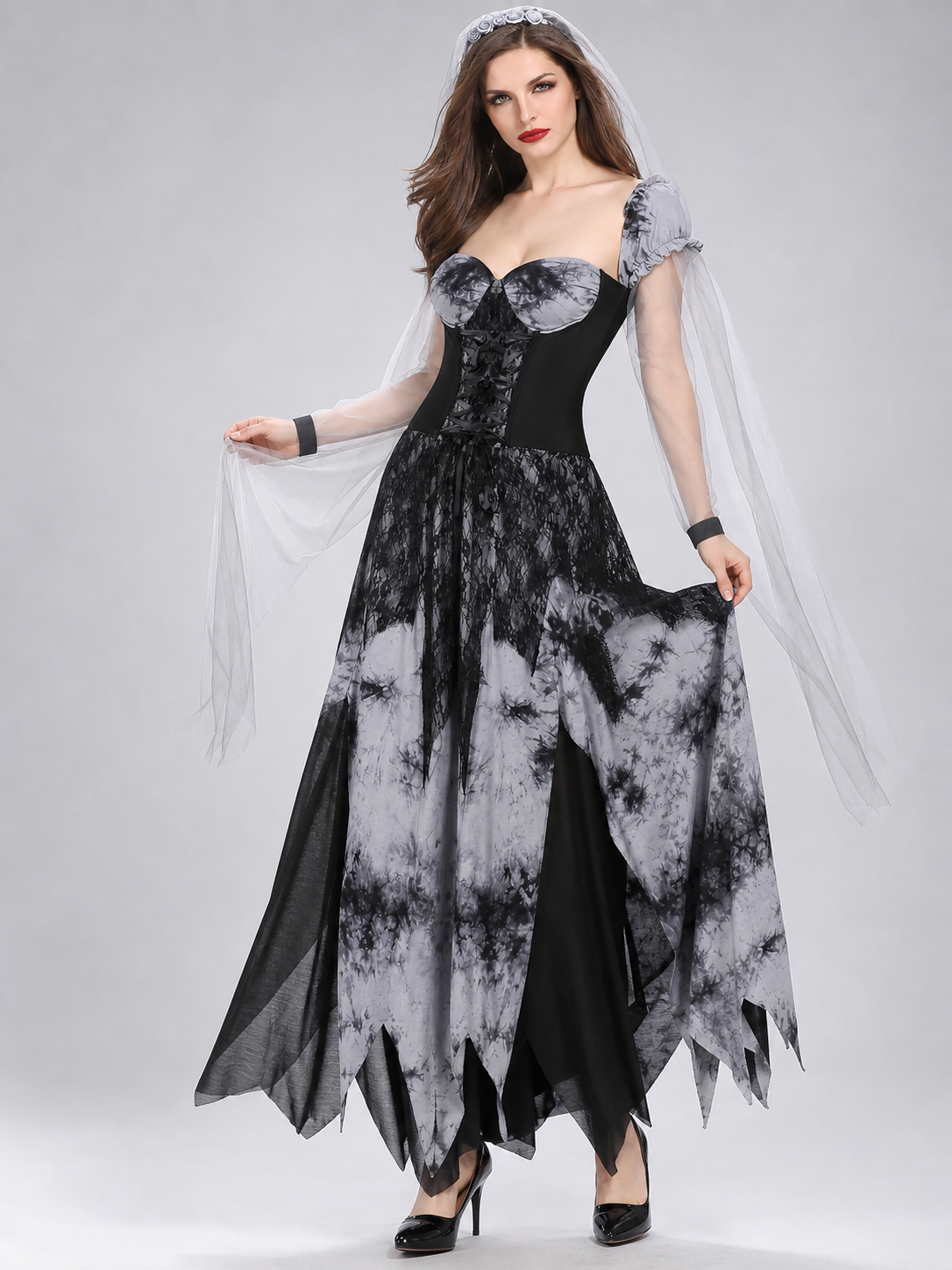 Gothic-Style Halloween Stage Dress Costume Dresses detail 2