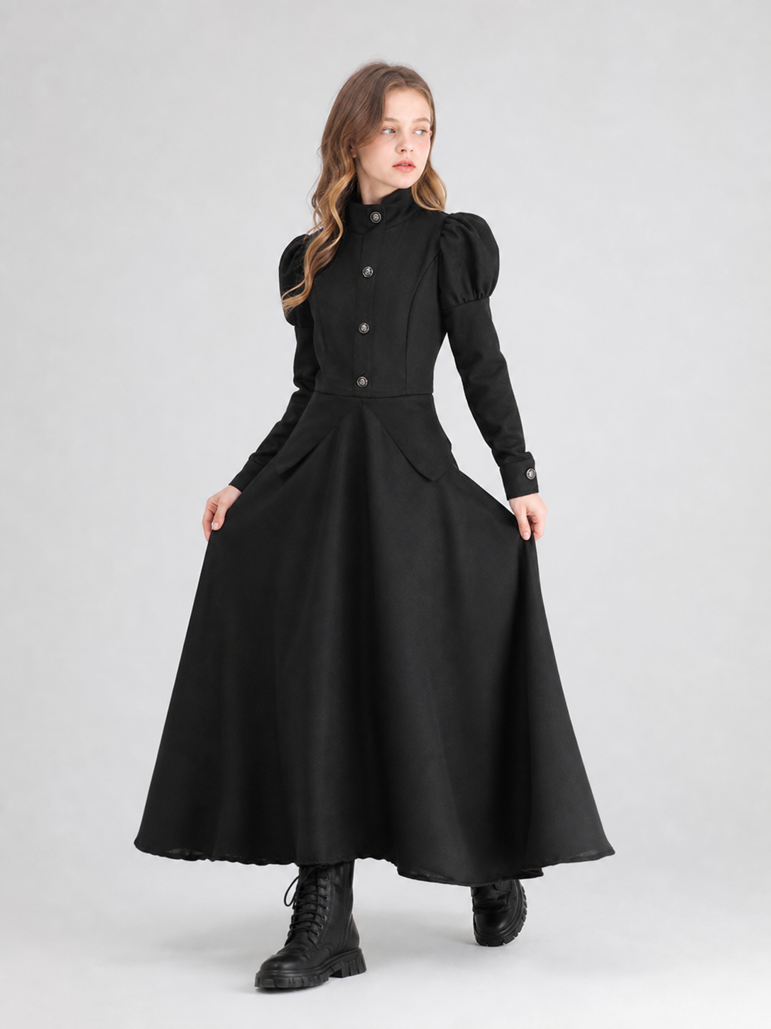 Cosplay Costume: Black Dress and Pointed Hat