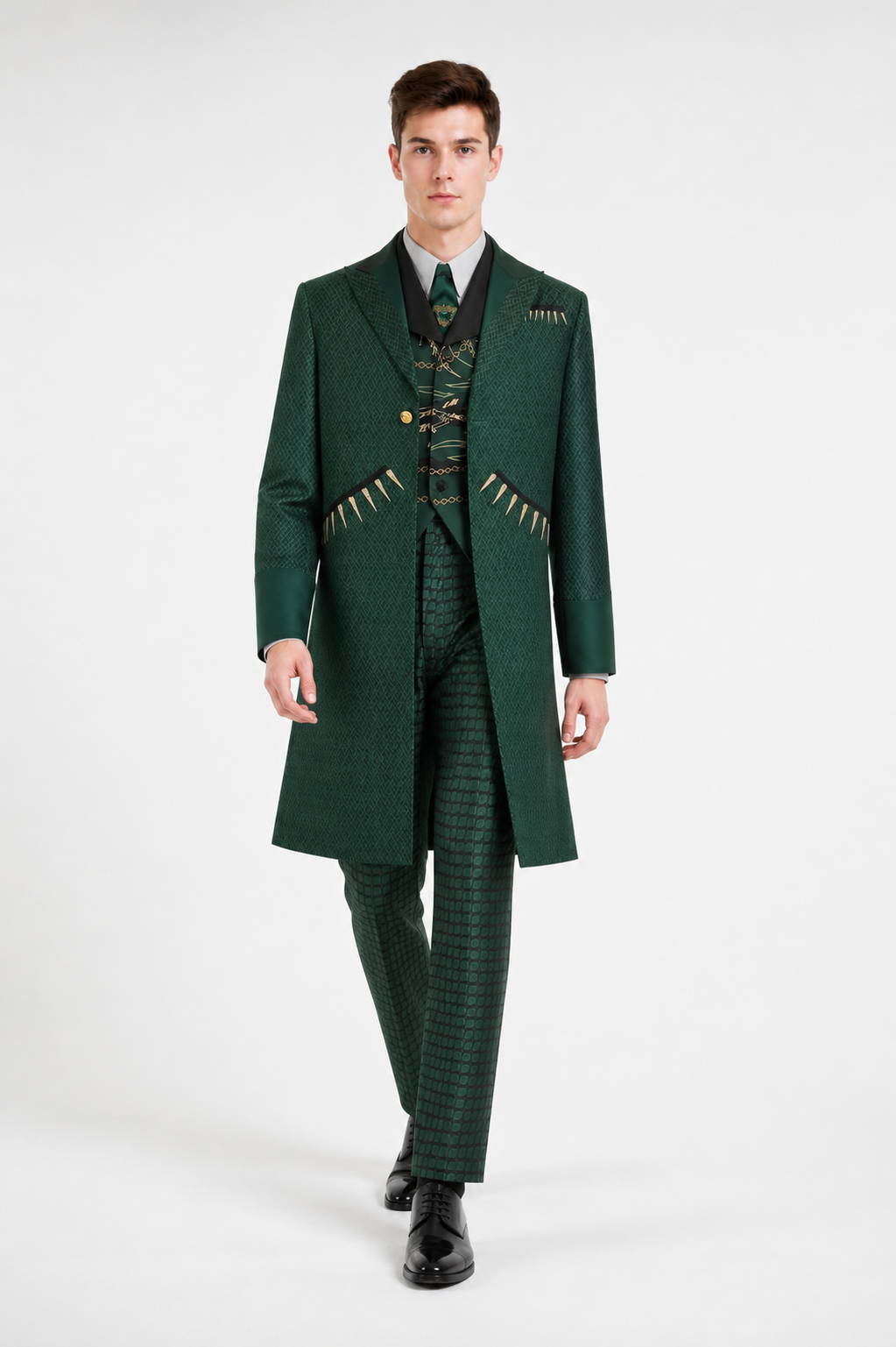 Cosplay Costume with Vest and Neck Scarf Costumes detail 2