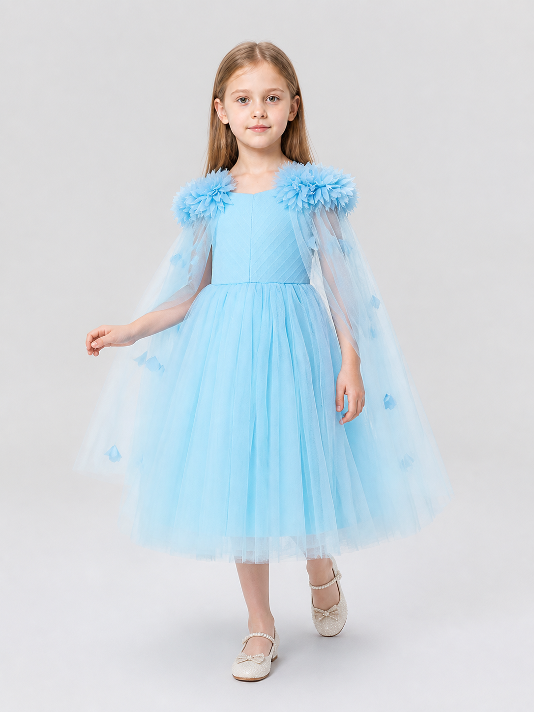 Princess Flower Tutu Dress for Flower Girls