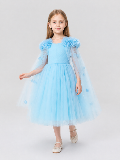 Princess Flower Tutu Dress for Flower Girls