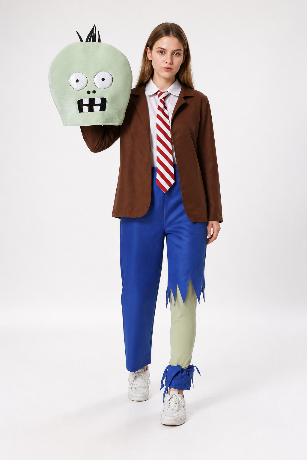 Halloween Zombie Costume with Mask and Tie Costume Masks detail 2