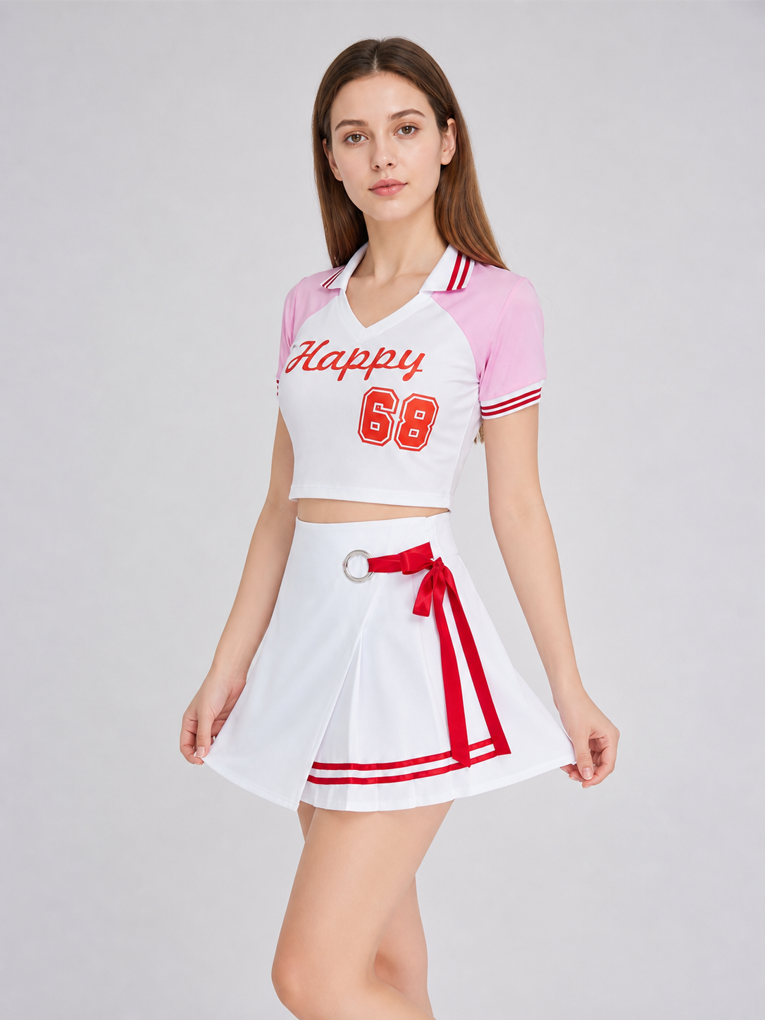 Cheerleading Outfit: Top and Short Skirt