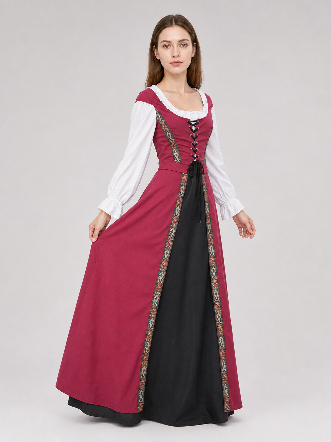Carnival Costume: Court Dress with Headdress