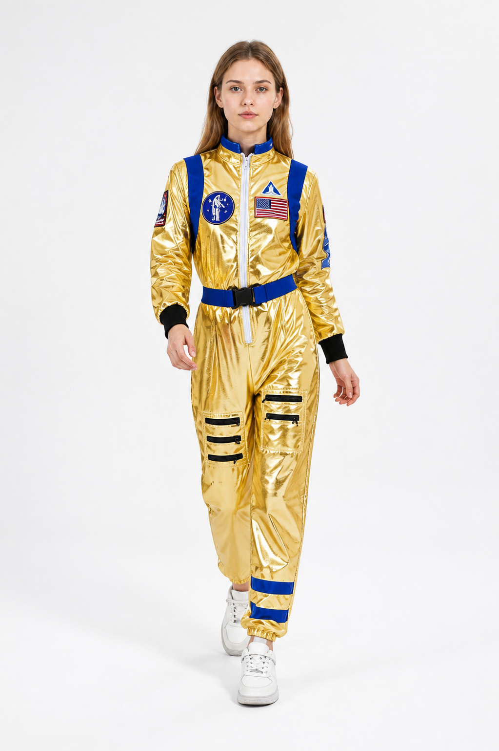 Space Jumpsuit with U.S. Flag and Patches product detail 2