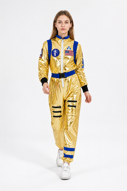 Space Jumpsuit with U.S. Flag and Patches product detail 2