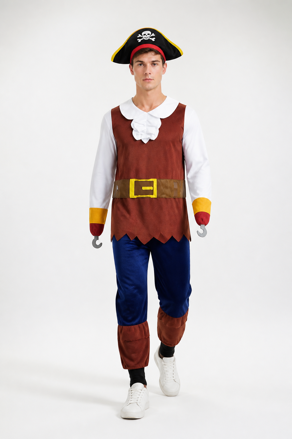 Pirate Costume for Pets with Hat and Belt for Halloween Costume Headwear detail 2